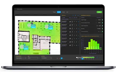 Potente planificación Wi-Fi y diseño con IA para las redes inalámbricas más fiables y de mejor rendimiento; ahora también incluye la banda de 6 GHz.