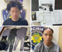 Operativo del DICRIM permitió arrestos y ocupación de pertrechos usados en asaltos.