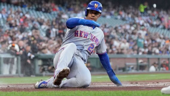 El dominicano queda día a día tras distensión que preocupa a los Mets